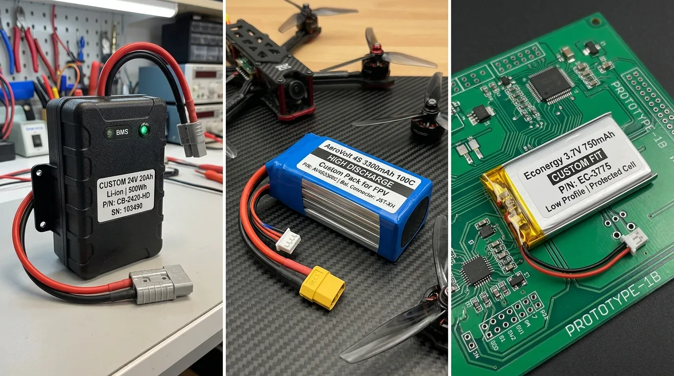 Custom Rechargeable Battery Pack