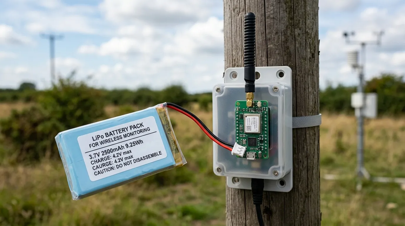 LiPo Battery for Wireless Monitoring Systems