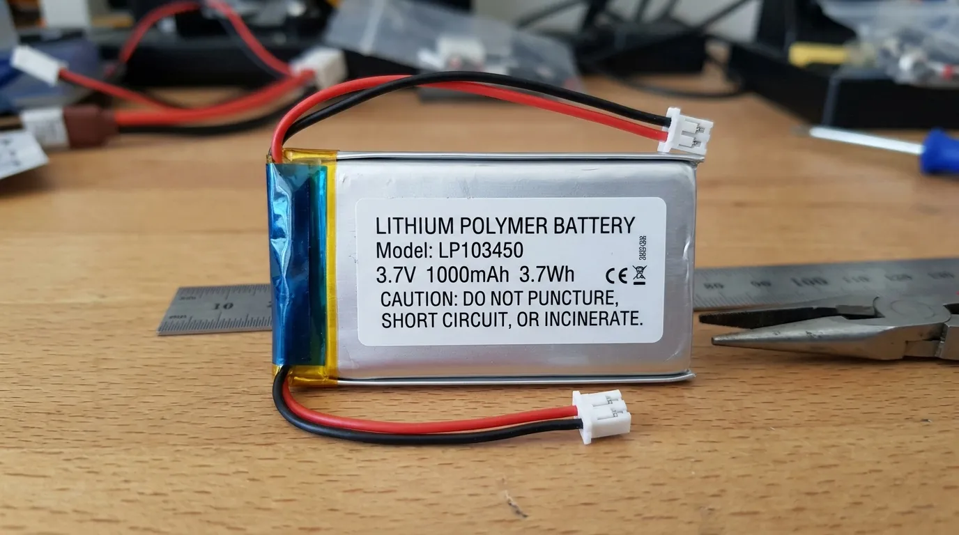 3.7V Lithium Polymer Battery