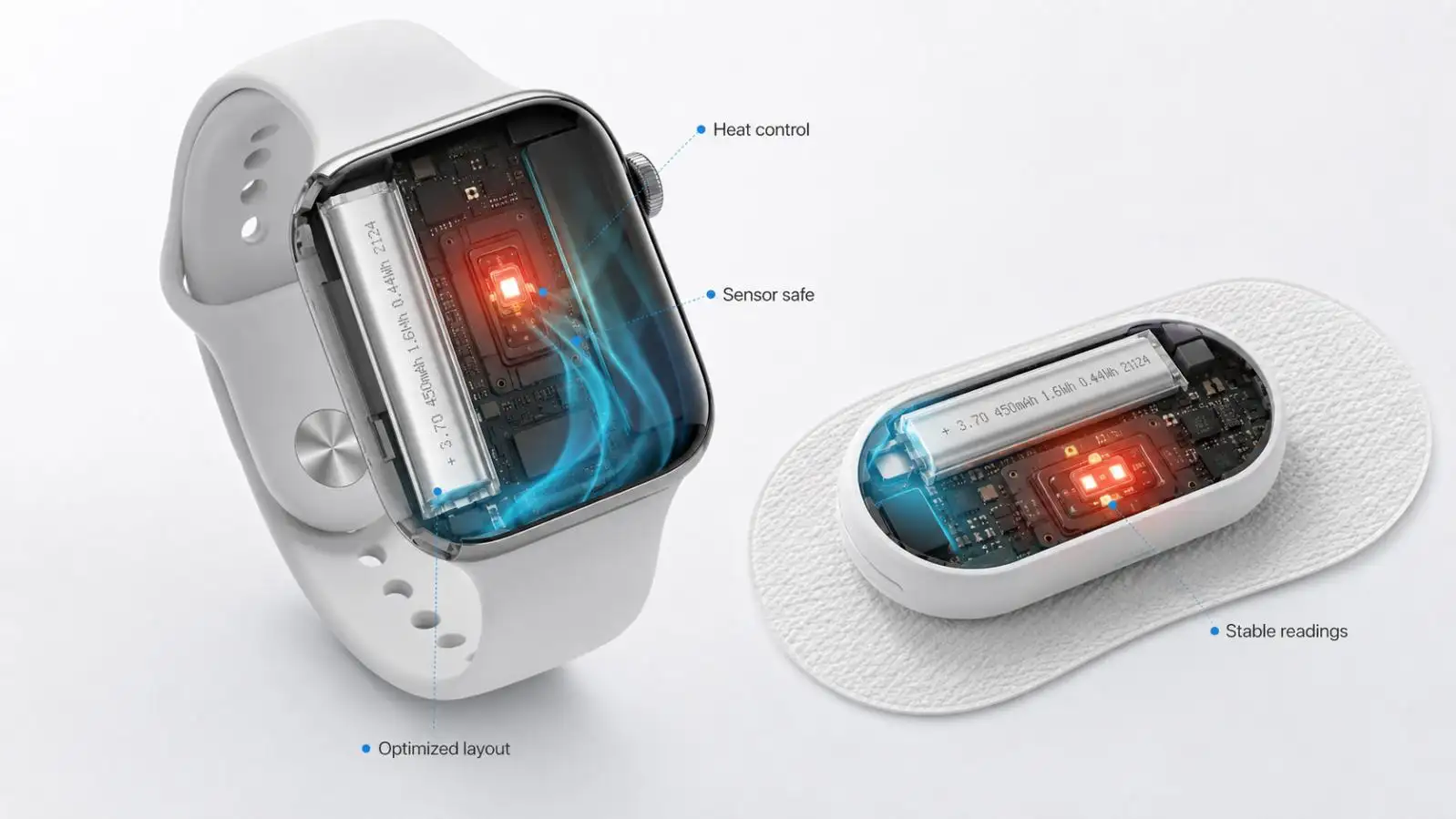 Lithium ion Battery for Wearable Devices
