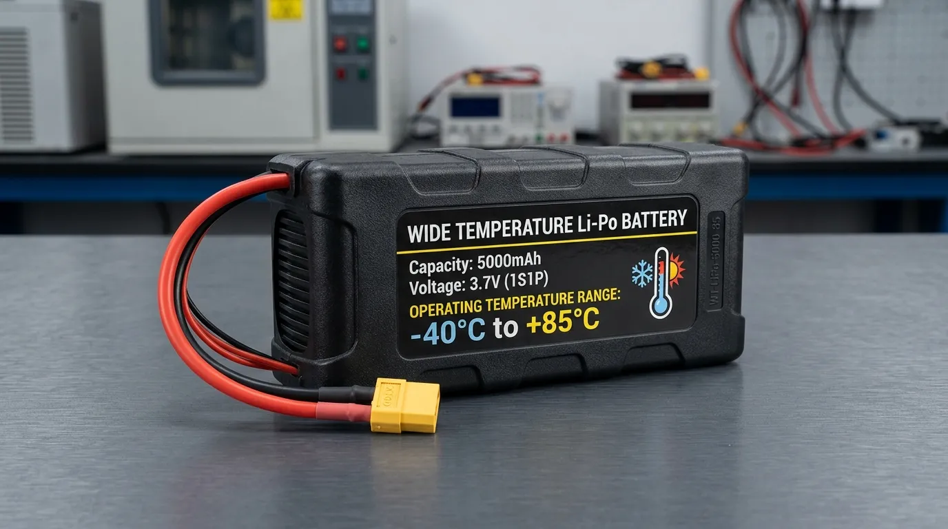 Wide Temperature Lithium Polymer Battery