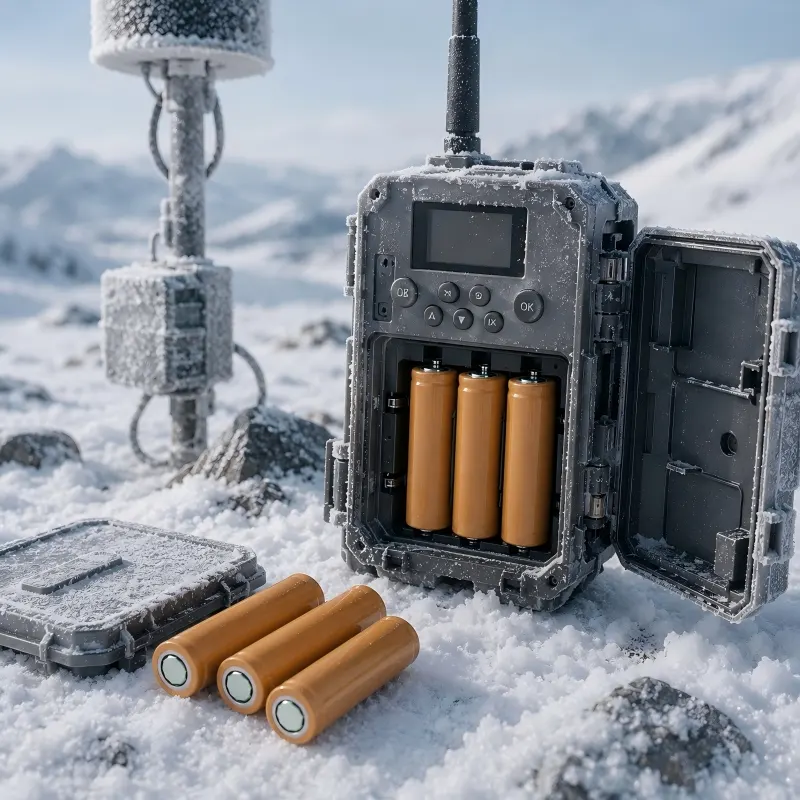 High-discharge 3000mAh lithium-ion cell for winter monitoring equipment