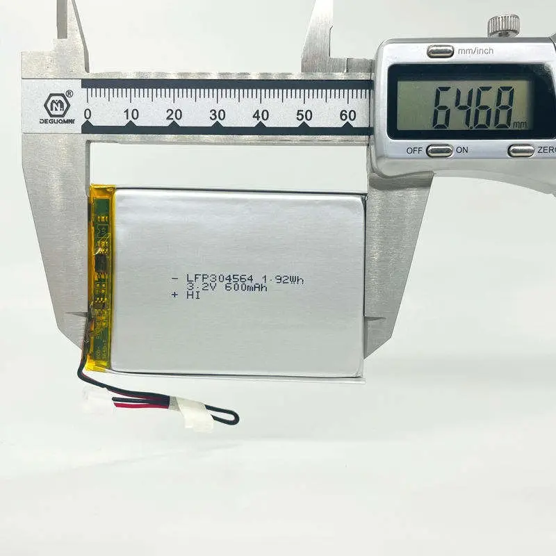 600mAh LiFePO4 rechargeable battery for solar lights and backup modules