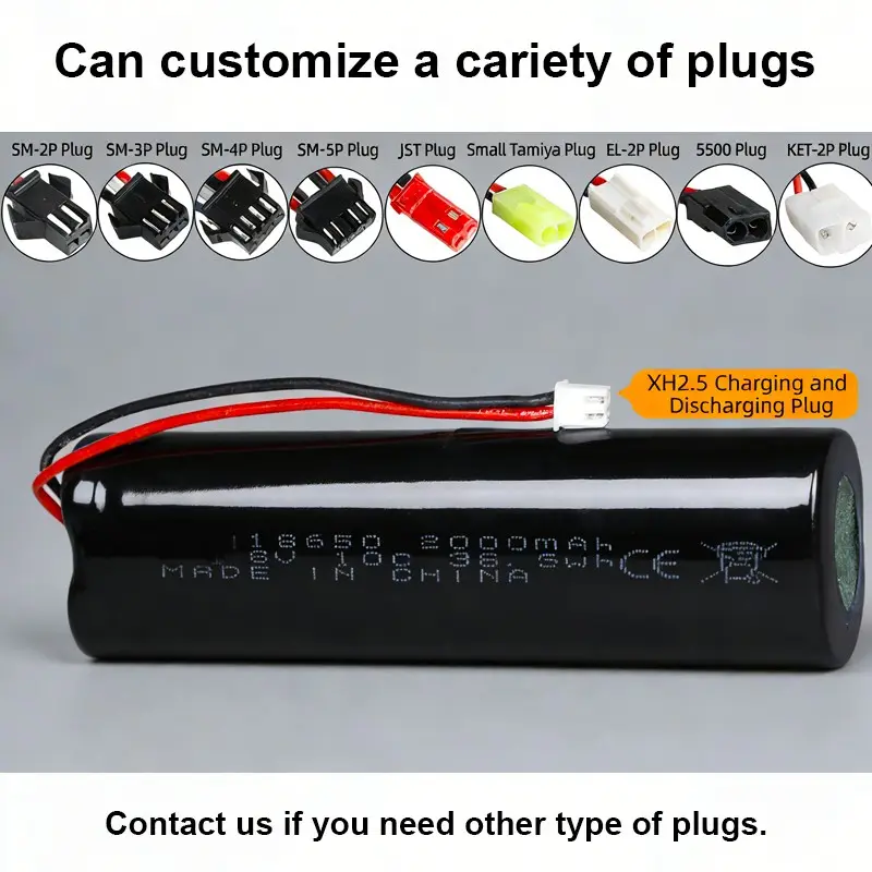 10C Li-ion battery pack for racing cars, toy vehicles, and speedboats