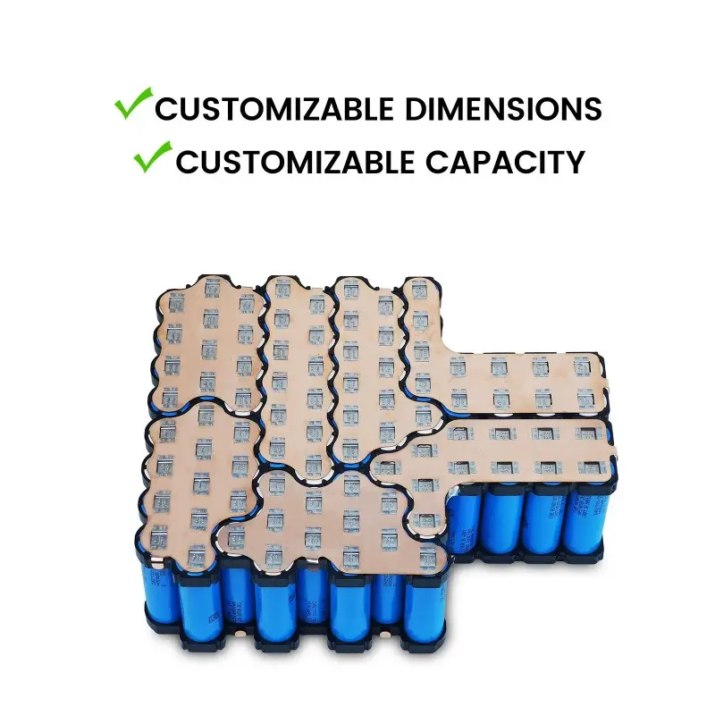 Humanoid robot battery system built with high-energy-density 21700 cells