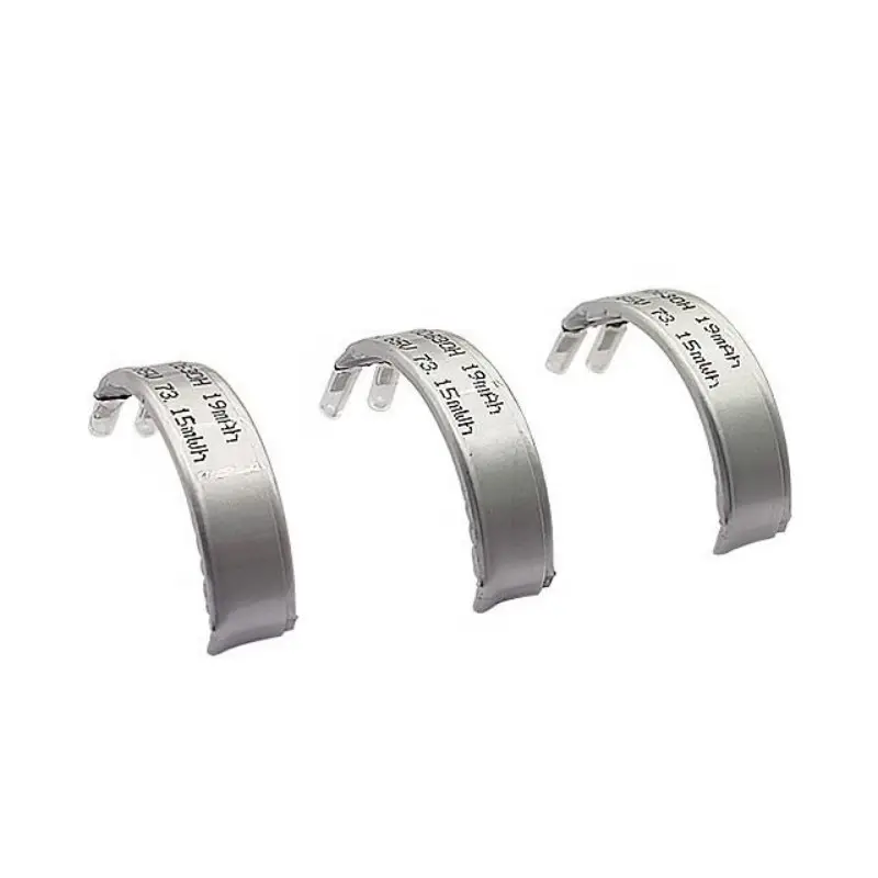 Custom curved lithium polymer battery for compact Bluetooth and medical devices