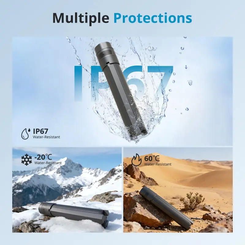 IP67 waterproof Starlink Mini power bank for camping and remote travel