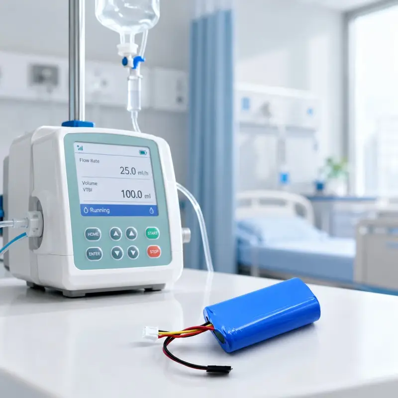 Long-life replacement battery pack for patient monitoring and clinical equipment