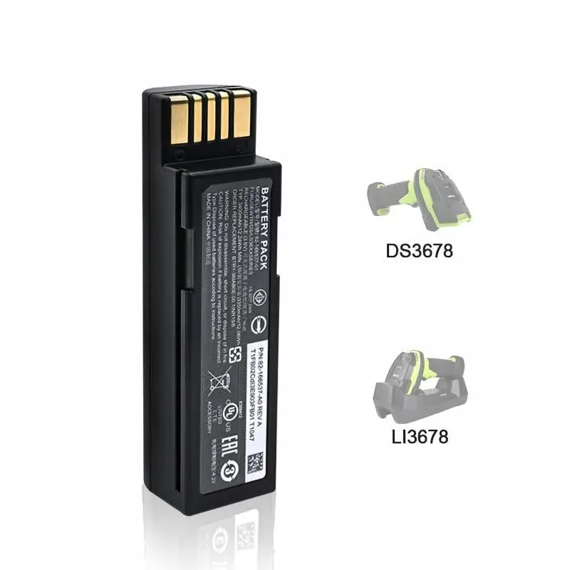 3400mAh scanner battery for Zebra LS3678 and LS3600 models