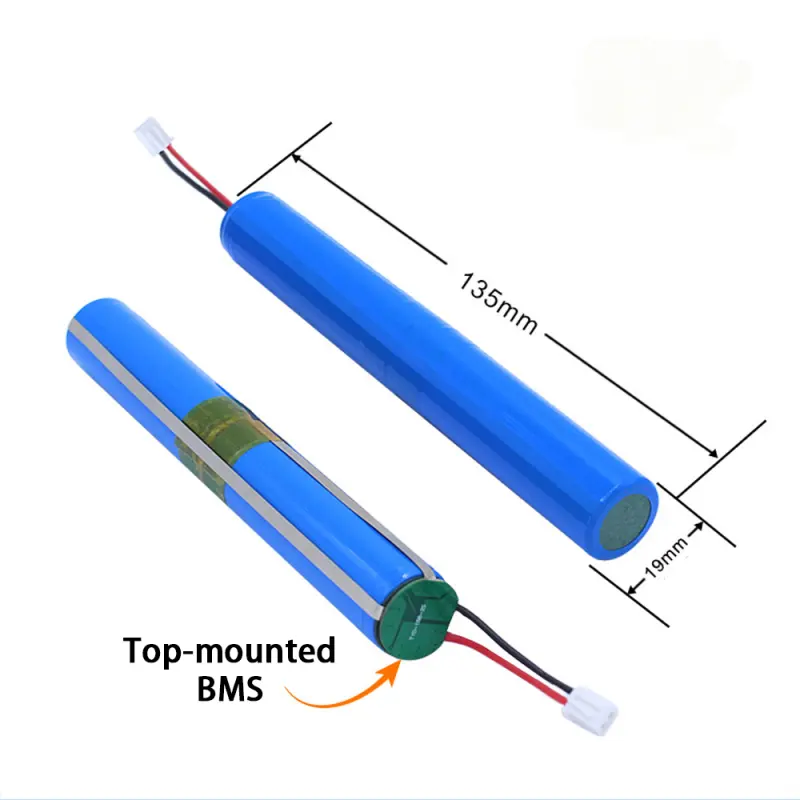 Custom 18650 Li-ion battery pack for smart home alarm and surveillance systems