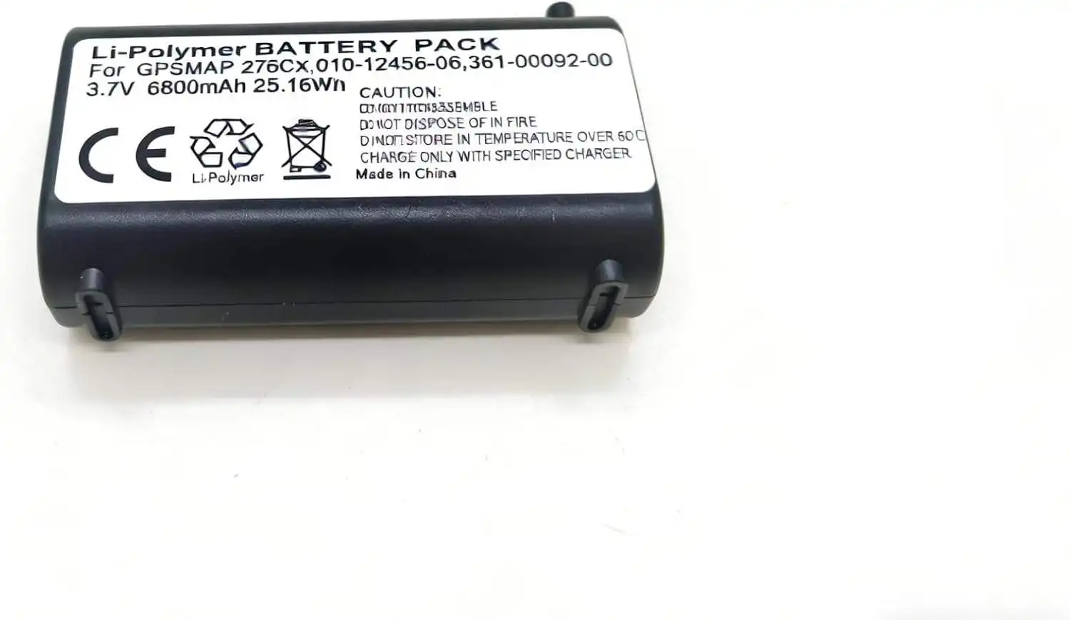 Replacement 3.7V 6800mAh Li-ion battery for Garmin GPSMAP 276Cx GPS navigator